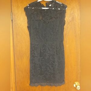 Ladies black lace dress